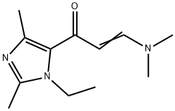 2-Propen-1-one,3-(dimethylamino)-1-(1-ethyl-2,4-dimethyl-1H-imidazol-5-yl)-(9CI) Struktur