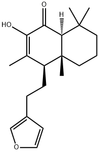 11,12-Dihydro-7-hydroxyhedychenone Struktur