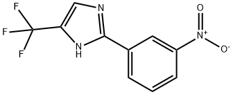 1H-IMidazole, 2-(3-nitrophenyl)-5-(trifluoroMethyl)- Struktur