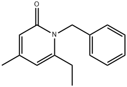 2(1H)-Pyridinone,6-ethyl-4-methyl-1-(phenylmethyl)-(9CI) Struktur