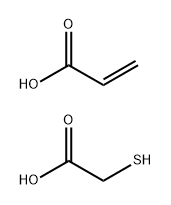 2-Propenoic acid, telomer with mercaptoacetic acid Struktur