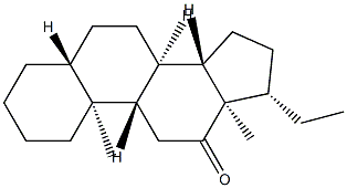 5α-Pregnan-12-one Struktur