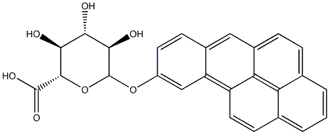 BENZO(A)PYRENYL-9-GLUCURONIDE Structure