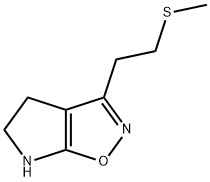 4H-Pyrrolo[3,2-d]isoxazole,5,6-dihydro-3-[2-(methylthio)ethyl]-(9CI) Struktur