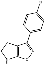 4H-Pyrrolo[3,2-d]isoxazole,3-(4-chlorophenyl)-5,6-dihydro-(9CI) Struktur