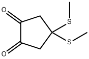 1,2-Cyclopentanedione,4,4-bis(methylthio)-(9CI) Struktur