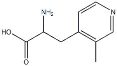 4-Pyridinepropanoicacid,alpha-amino-3-methyl-(9CI) Struktur