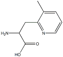 2-Pyridinepropanoicacid,alpha-amino-3-methyl-(9CI) Struktur