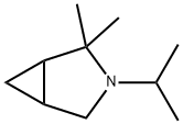 3-Azabicyclo[3.1.0]hexane,2,2-dimethyl-3-(1-methylethyl)-(9CI) Struktur