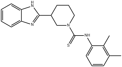 1-Piperidinecarbothioamide,3-(1H-benzimidazol-2-yl)-N-(2,3-dimethylphenyl)-(9CI) Struktur