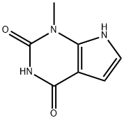 1H-Pyrrolo[2,3-d]pyrimidine-2,4(3H,7H)-dione,1-methyl-(9CI) Struktur