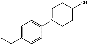 4-Piperidinol,1-(4-ethylphenyl)-(9CI) Struktur