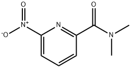 2-Pyridinecarboxamide,N,N-dimethyl-6-nitro-(9CI) Struktur