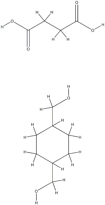 POLY(1,4-CYCLOHEXANEDIMETHYL SUCCINATE) Struktur