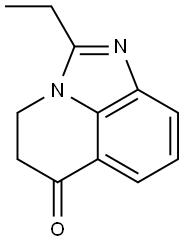 6H-Imidazo[4,5,1-ij]quinolin-6-one,2-ethyl-4,5-dihydro-(9CI) Struktur