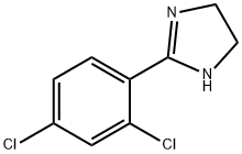 1H-IMidazole, 2-(2,4-dichlorophenyl)-4,5-dihydro- Struktur