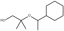 1-Propanol,2-(1-cyclohexylethoxy)-2-methyl-(9CI) Struktur