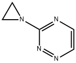 1,2,4-Triazine,3-(1-aziridinyl)-(9CI) Struktur