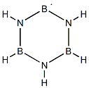 1,3,5-triaza-2,4,6$l^{2}-triboracyclohexane Struktur