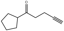 4-Pentyn-1-one,1-cyclopentyl-(9CI) Struktur