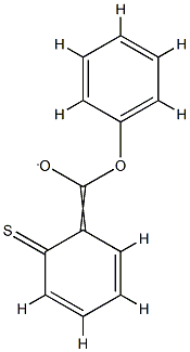 1-Phenyloxycarbonyl-2-benzenethiol anion Struktur