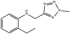 2H-Tetrazole-5-methanamine,N-(2-ethylphenyl)-2-methyl-(9CI) Struktur