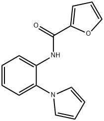 2-Furancarboxamide,N-[2-(1H-pyrrol-1-yl)phenyl]-(9CI) Struktur