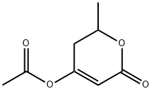 2H-Pyran-2-one,4-(acetyloxy)-5,6-dihydro-6-methyl-(9CI) Struktur