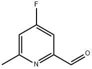 2-Pyridinecarboxaldehyde,4-fluoro-6-methyl-(9CI) Struktur