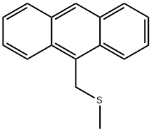 9-ANTHRACENYLMETHYL METHYL SULFIDE) Struktur