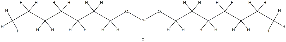 Phosphonic acid diheptyl ester Struktur