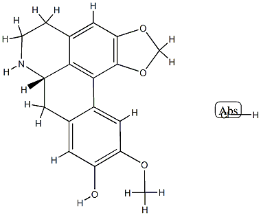 Actinodaphnine hydrochloride Struktur