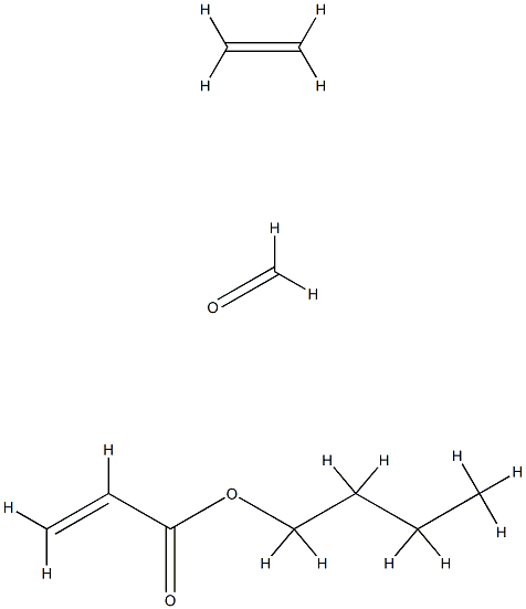 2-Propenoic acid, butyl ester, polymer with carbon monoxide and ethene Struktur