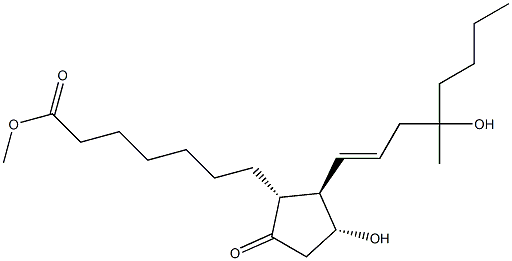 Misoprostol Struktur