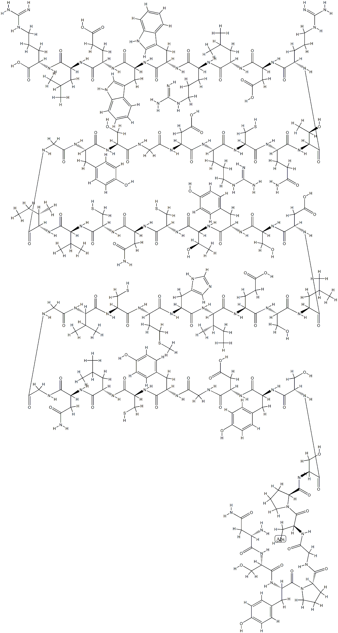 EPIDERMAL GROWTH FACTOR, HUMAN Structure