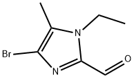 1H-Imidazole-2-carboxaldehyde,4-bromo-1-ethyl-5-methyl-(9CI) Struktur