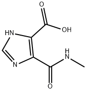 1H-Imidazole-4-carboxylicacid,5-[(methylamino)carbonyl]-(9CI) Struktur