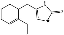 2H-Imidazole-2-thione,4-[(2-ethyl-2-cyclohexen-1-yl)methyl]-1,3-dihydro-(9CI) Struktur