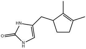 2H-Imidazol-2-one,4-[(2,3-dimethyl-2-cyclopenten-1-yl)methyl]-1,3-dihydro-(9CI) Struktur