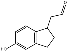 1H-Indene-1-acetaldehyde,2,3-dihydro-5-hydroxy-(9CI) Struktur