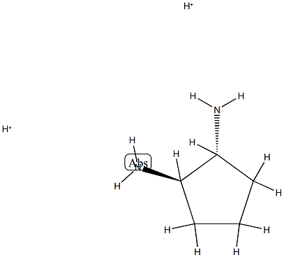 1,2-Cyclopentanediamine,conjugatediacid,(1R,2R)-rel-(9CI) Struktur