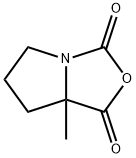 1H,3H-Pyrrolo[1,2-c]oxazole-1,3-dione,tetrahydro-7a-methyl-(9CI) Struktur