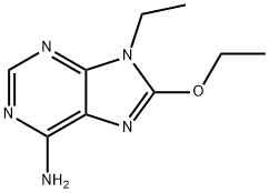 9H-Purin-6-amine,8-ethoxy-9-ethyl-(9CI) Struktur