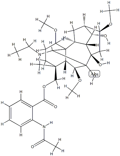 N-Acetyldelectine Struktur