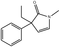 2H-Pyrrol-2-one,3-ethyl-1,3-dihydro-1-methyl-3-phenyl-(9CI) Struktur