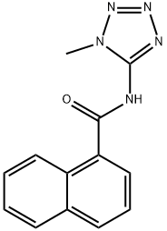 1-Naphthalenecarboxamide,N-(1-methyl-1H-tetrazol-5-yl)-(9CI) Struktur