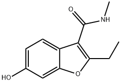 3-Benzofurancarboxamide,2-ethyl-6-hydroxy-N-methyl-(9CI) Struktur