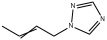 1H-1,2,4-Triazole,1-(2-butenyl)-(9CI) Struktur