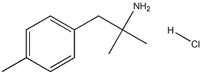 Benzeneethanamine, a,a,4-trimethyl-, hydrochloride (1:1) Struktur