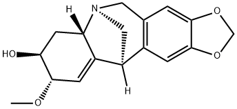 (-)-Montanine Struktur